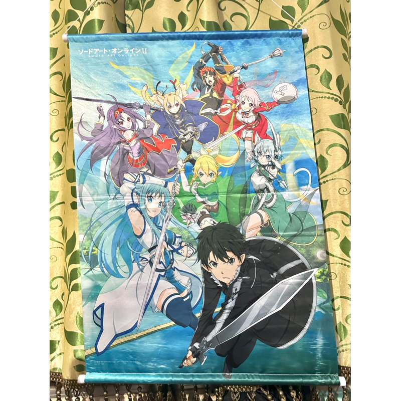 ผ้าแขวนผนัง ซอร์ดอาร์ตออนไลน์ Sword Art Online II B2 Tapestry