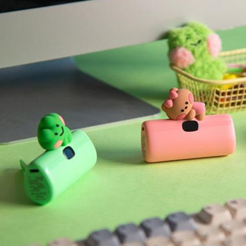 ( พร้อมส่ง ) Linefriends x vova Minini Fast Charging Docking 4800mAh แบตสำรองพกพาไร้สาย พร้อมตั้งโทรศัพท์ได้