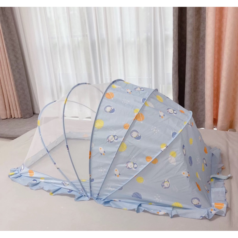 [ซื้อจากVideo&Liveลด100] พร้อมส่งในไทย 🇹🇭 มุ้งครอบเด็ก กันยุงแมลง ลายน่ารัก แข็งแรง