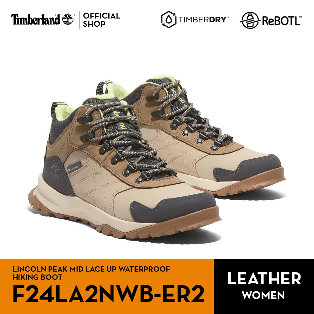 Timberland Women's LINCOLN PEAK MID LACE UP WATERPROOF HIKING BOOT รองเท้าเดินป่า (F24LA2NWB-ER2)