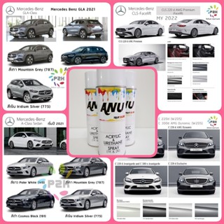 Spray ANU -N สีสเปรย์ พ่นรถยนต์ MERCEDES-BENZ /A CLASS/CLS-F…
