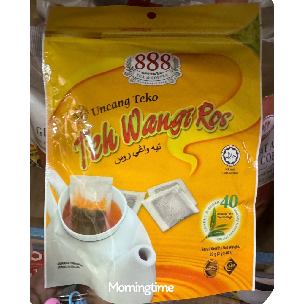 ชากุหลาบ ชาหอม ชานำเข้าจากมาเล (Teh Wangi Ros) 888