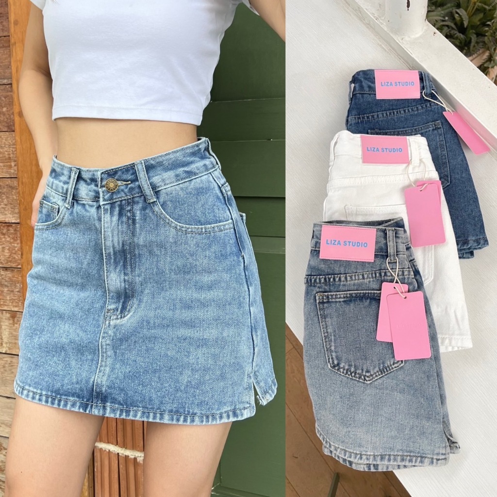 Babarry Premium - Skirt Pants กระโปรงกางเกงสั้น รุ่นเรียบ เกาหลีเกาใจ