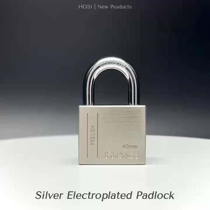 HOS แม่กุญแจล็อค ดอก สีทอง ตัวล็อคเหล็ก 50MM Iron padlockยาวและสั้น กันน้ำคุณภาพสูง กุญแจล็อค กุญแจ กุญแจบ้าน - รูปที่ 3