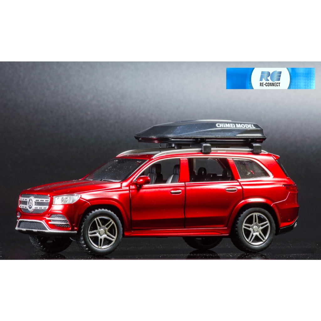 โมเดลรถเอสยูวีอเนกประสงค์ รถยนต์เมอร์เซเดส-เบนซ์ CHIMEI 1:32 Mercedes-Benz GLS580 CM303 Roofbox SUV 