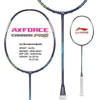 LI-NING ไม้แบดมินตัน รุ่น 𝗔𝗫𝗙𝗢𝗥𝗖𝗘 𝗖𝗔𝗡𝗡𝗢𝗡 𝗣𝗥𝗢 🚀ไม้บุกกึ่งคอนโทรล🎮 เป็นที่นิยม✨[ของแท้ 💯] ประกันศูนย์ไทย