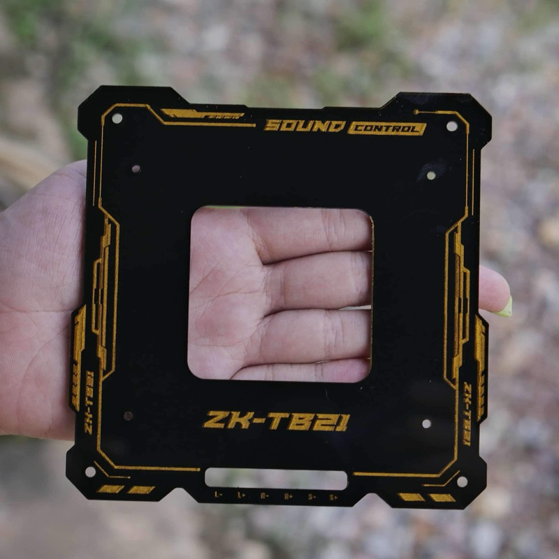 เพลทรองแอมป์ ZKทุกรุ่น ฐานรอง สำหรับแอมป์ย้ายวอลุ่ม (พร้อมน็อต)