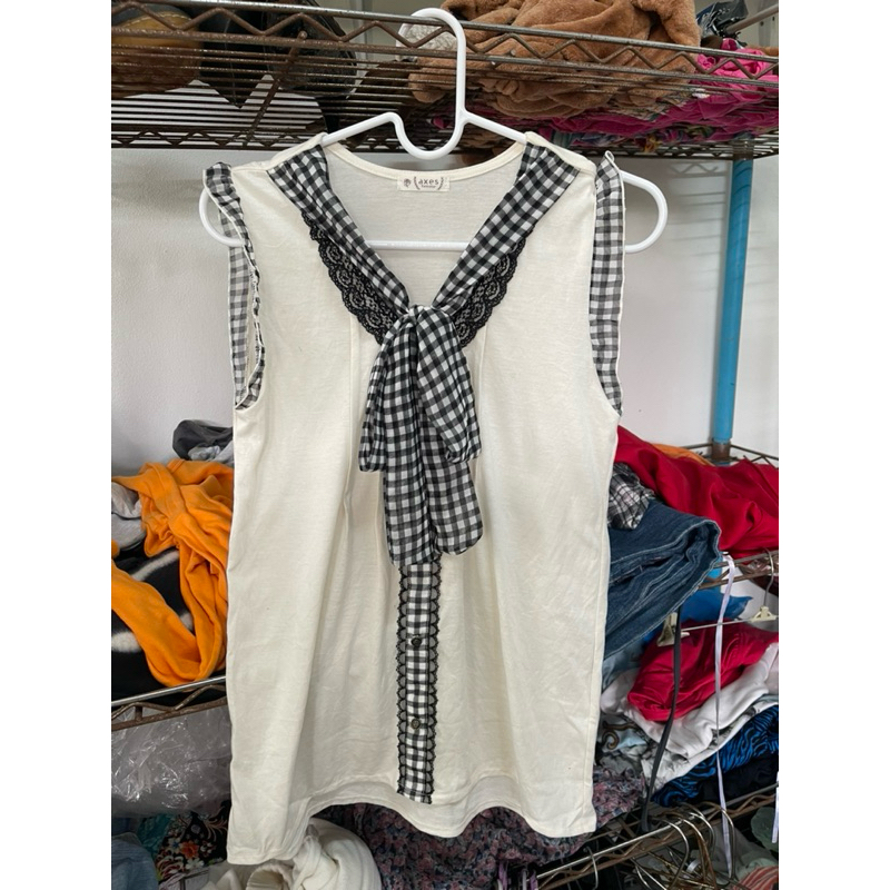 🐼Axes femme🐼 เสื้อกล้ามมือสอง เสื้อกล้ามญี่ปุ่น