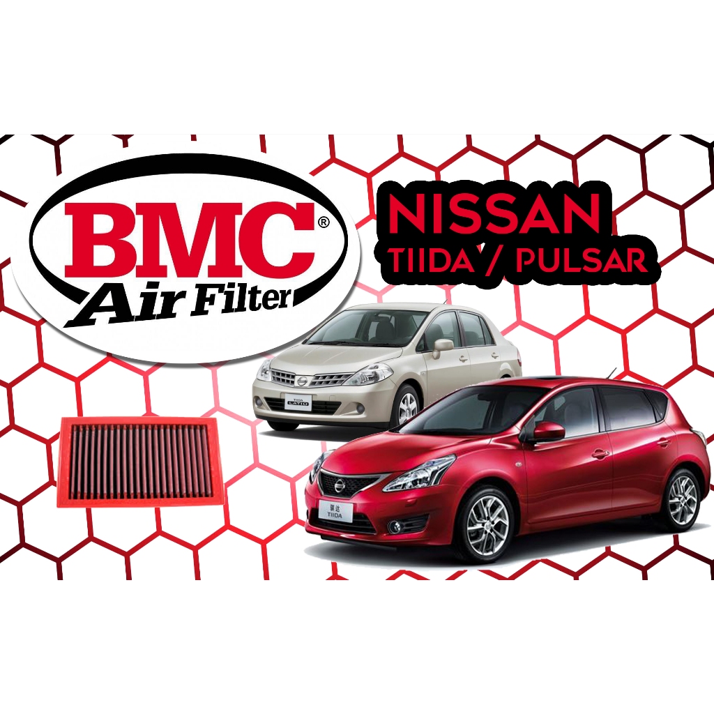 กรองอากาศ BMC Nissan Pulsar Tiida (Made in Italy)