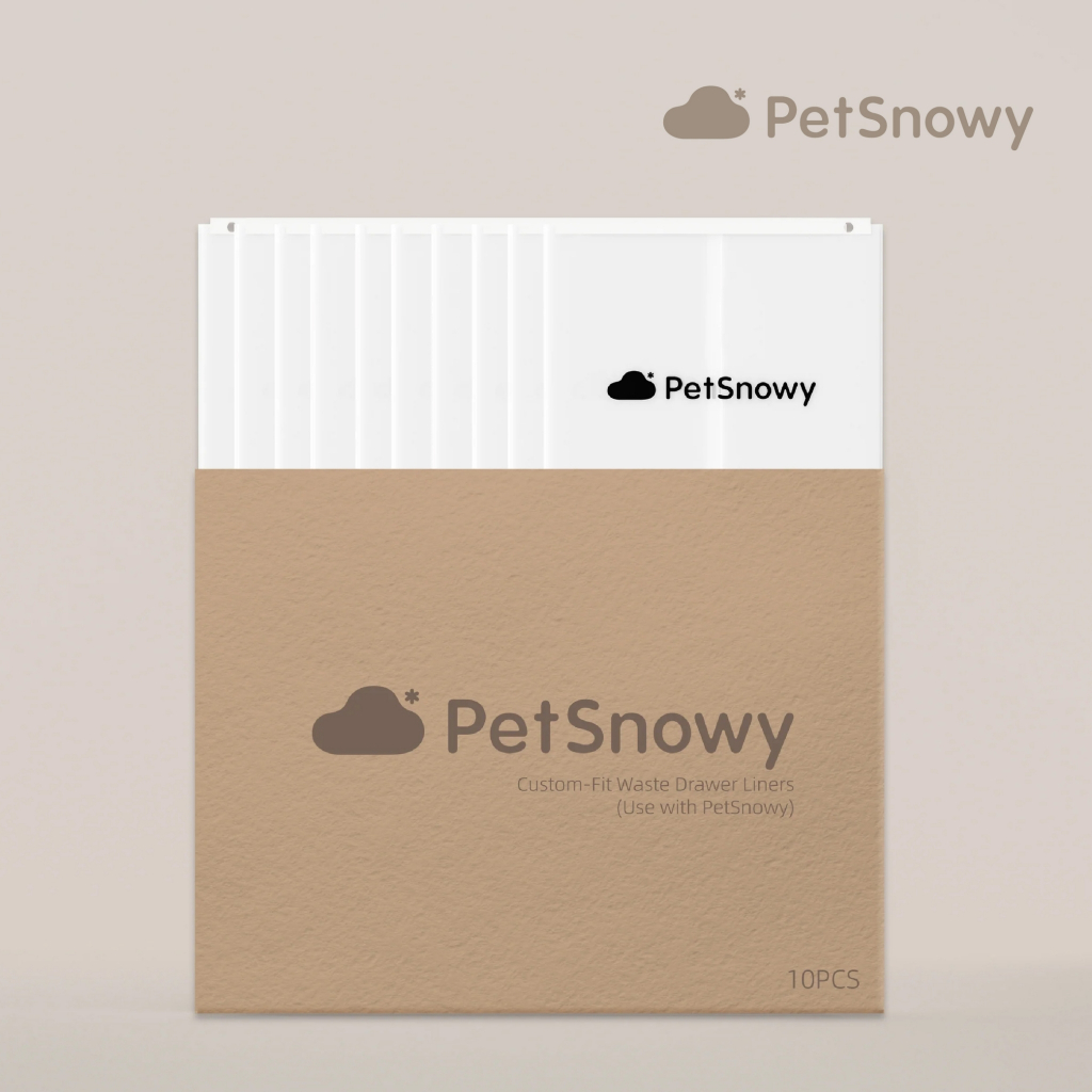 PetSnowy ถุงขยะปิดผนึกอัตโนมัติ (10 ชิ้น/แพ็ค)