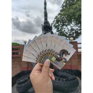บัตรขูดลายพญานาคองค์ดำ 1 ชุด 10 ใบ