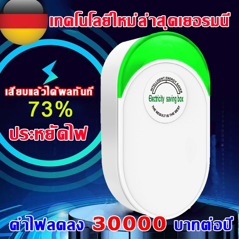 ประหยัดไฟ 73% เครื่องประหยัดไฟฟ้า กล่องประหยัดพลังงานไฟฟ้าอัจฉริยะ เทคโนโลยีใหม่ล่าสุดเยอรมนี ตัวประหยัดไฟ