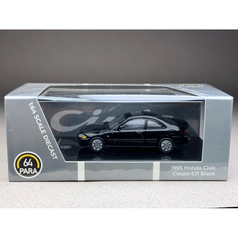 🔹Honda Civic Coupe EJ1 Black Scale 1:64 ยี่ห้อ Para64