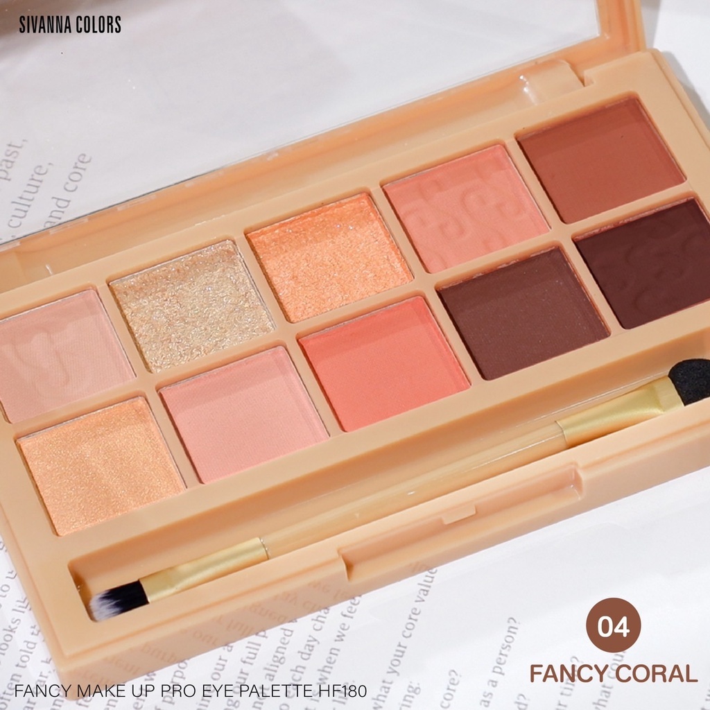 SIVANNA COLORS FANCY MAKE UP PRO EYE PALETTE : HF180 | อายแชโดว์ มี 4 เบอร์ - รูปที่ 6