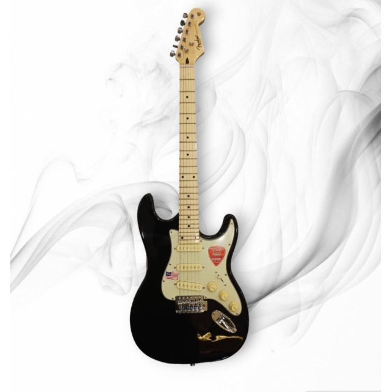 กีต้าร์ไฟฟ้า Fender Stratrocaster 24 เฟรต Fender คอขาว