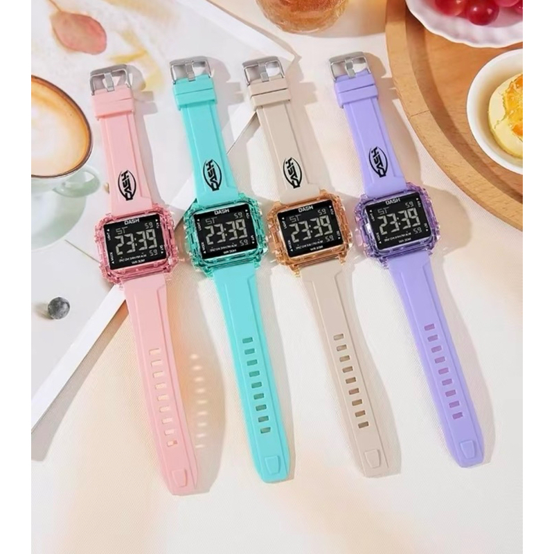 ( M 34) รุ่นใหม่ นาฬิกาSport dash แท้ รุ่น 2110 ระบบแบบดิจิตอล กันน้ำ (11สี)