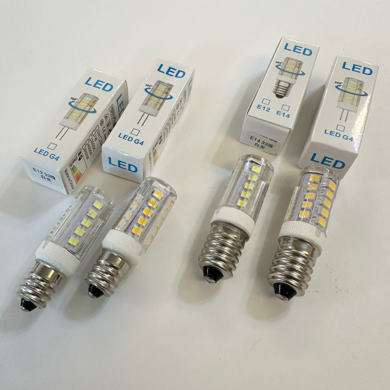 หลอดไฟจักร LED แบบเกลียว E12 E14 ราคาต่อหลอด