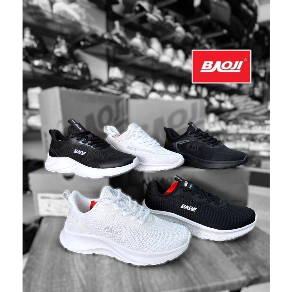 👟ผ้าใบ Baoji น้ำหนักเบา สวมใส่สบาย ใส่เดินวิ่ง ออกกำลังกายได้ มีให้เลือกหลายรุ่น ไซส์37-41, BJW1056