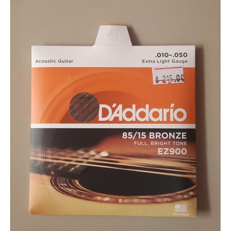 สายกีตาร์โปร่ง Daddario EZ900