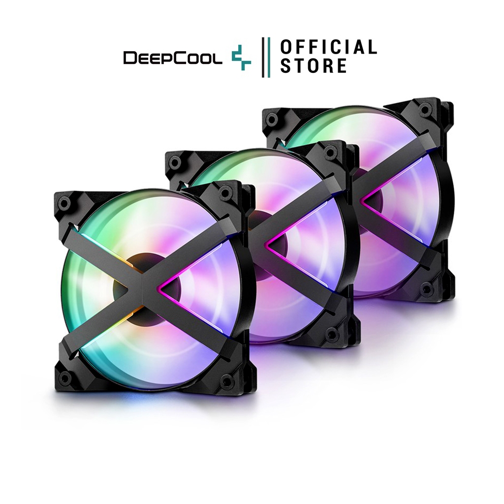 DEEPCOOL - CASE FAN 12CM MF120 GT - 3 in 1 ( 3 Pcs. )