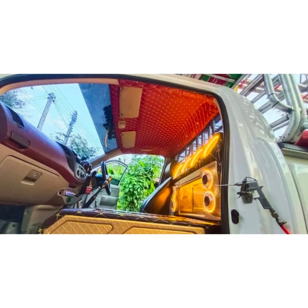 หนังปักลายVIP 5D เอนกประสงค์มีให้เลือกหลายสีกว้าง 1.37 เมตร ความยาวเลือกได้หากสั่ง2ชิ้นขึ้นไปตัดยาว - รูปที่ 2