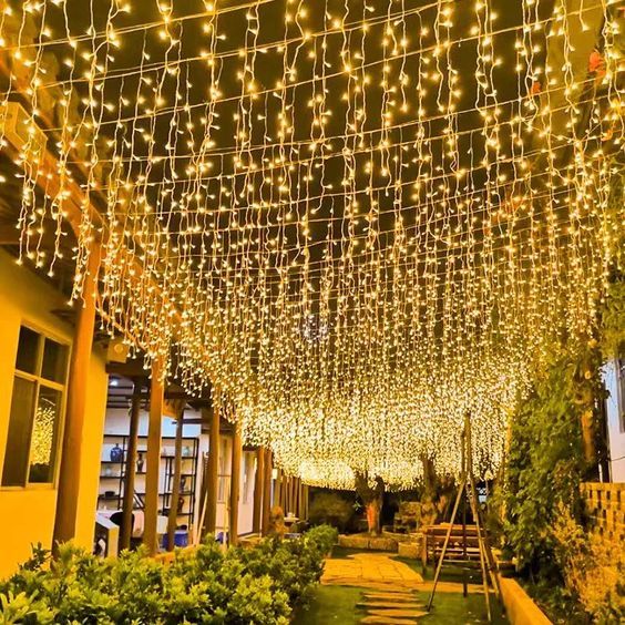ไฟม่านน้ำแข็ง Icicle LED String Lights