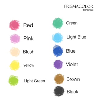 ดินสอสี เปลี่ยนไส้ Pronto แยกแท่ง (11 สี ใน 1 แท่ง) | ลายน่ารัก คละลาย ระบายสี