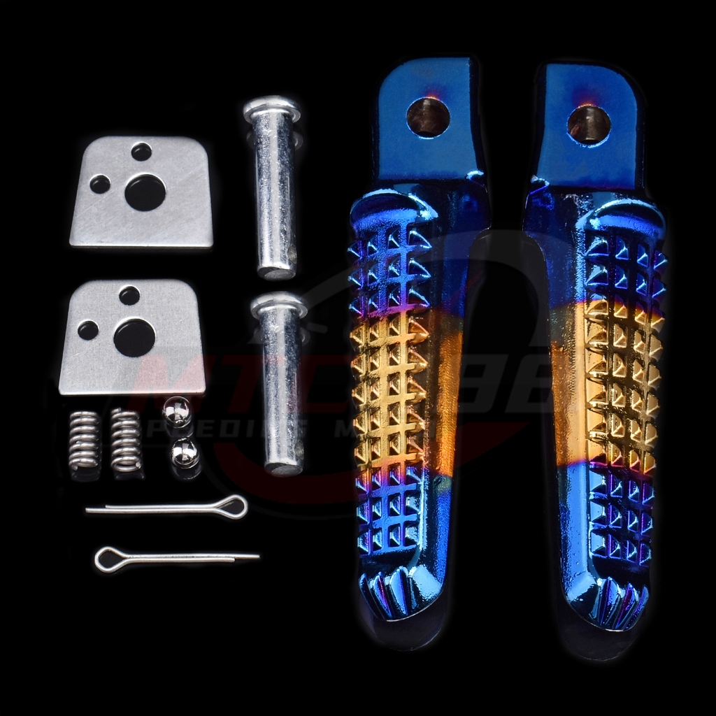 พักเท้าหลัง สำหรับwave ทุกรุ่น click sonic dash dream ที่พักเท้า มีเนียม 9สี เงาสวย อะไหล่พร้อมใส่ - รูปที่ 3