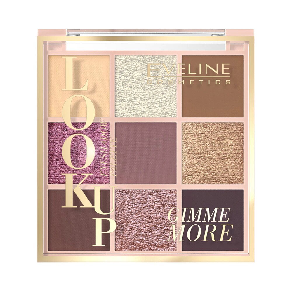 EYESHADOW PALETTE LOOK UP 9 COLORS GIMME MORE