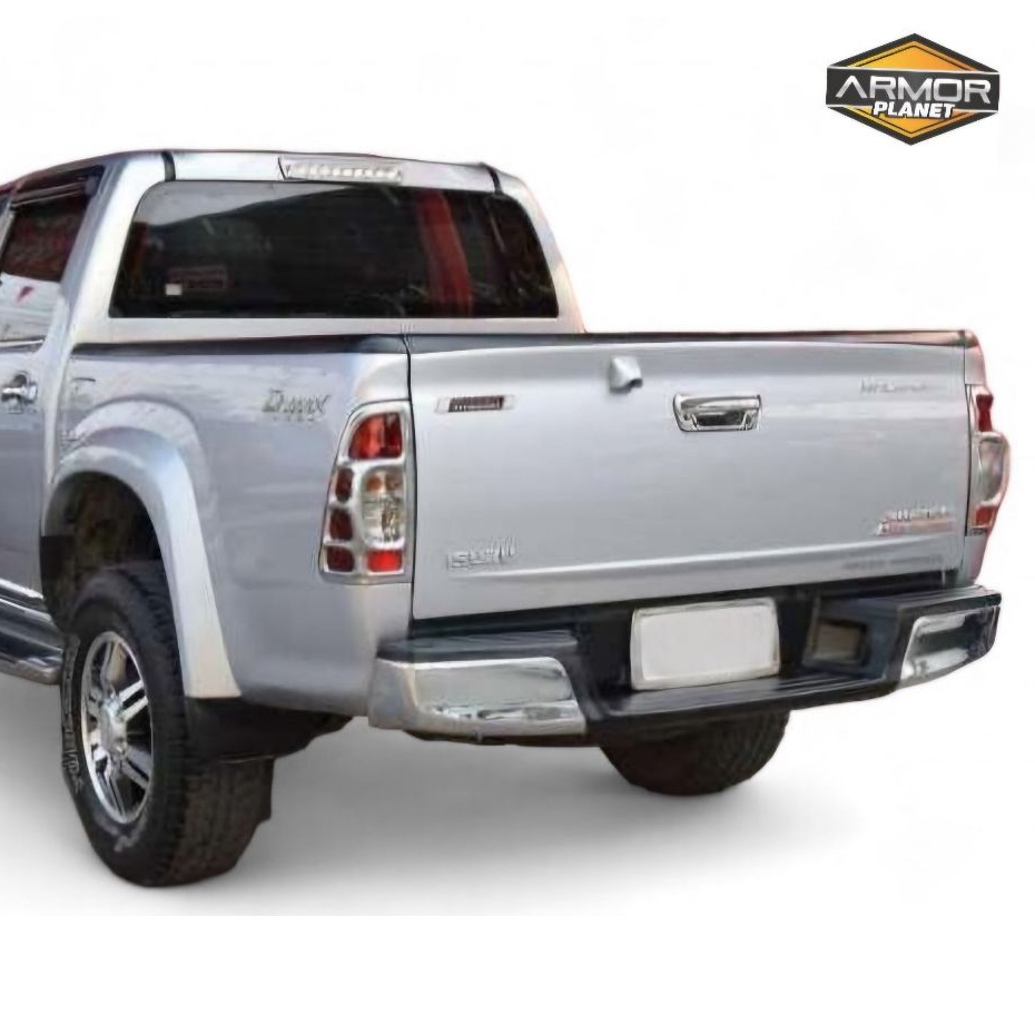 กันชนท้ายเสริมหลัง Isuzu D-Max 2003-2011/Colorado 2004-2011 กันชนหลัง กันชนทรงห้าง Rear Bumper