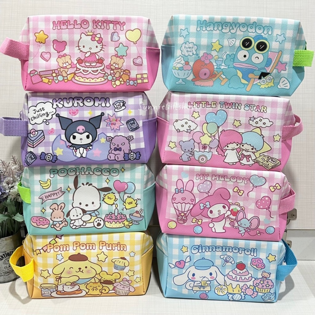 พร้อมส่ง กระเป๋าเครื่องสำอางค์ Travel Pack ลายการ์ตูน Sanrio