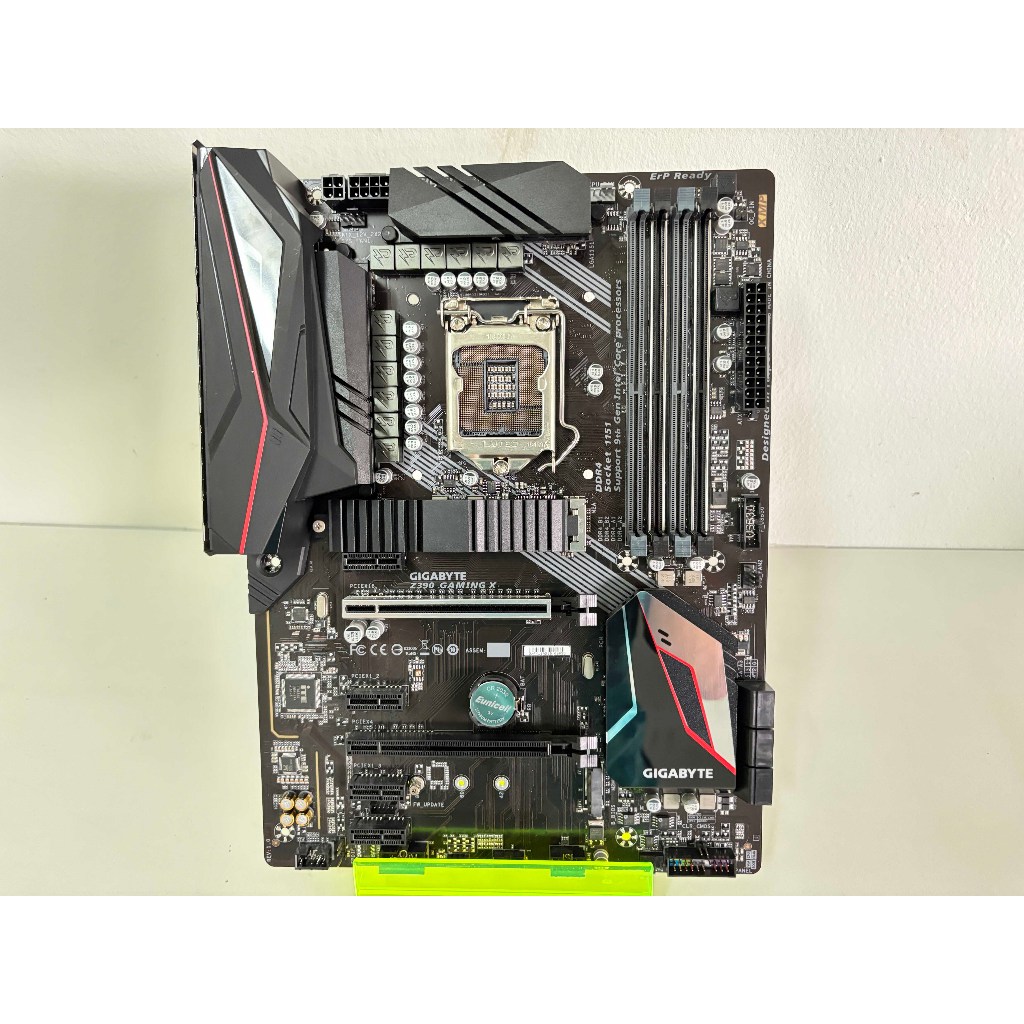 1151V2 Gigabyte Z390 GAMING X M.2 NVME พร้อมฝาหลัง