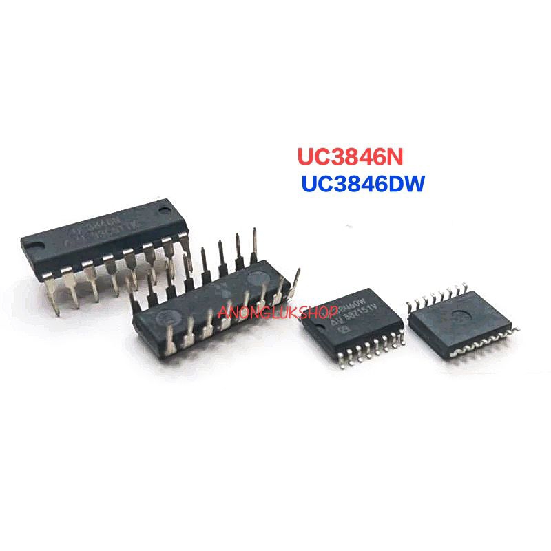 ราคาต่อ 1ตัว 👉👉 UC3846N UC3846DW UC3846 IC DIP-16 SOP-16 IC Dual PWM Controller  ไอซีตู้เชื่อมอินเวอ