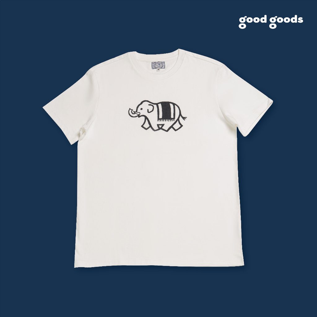 เสื้อยืดแขนสั้น สกรีนลายเอกลักษณ์ Good Goods