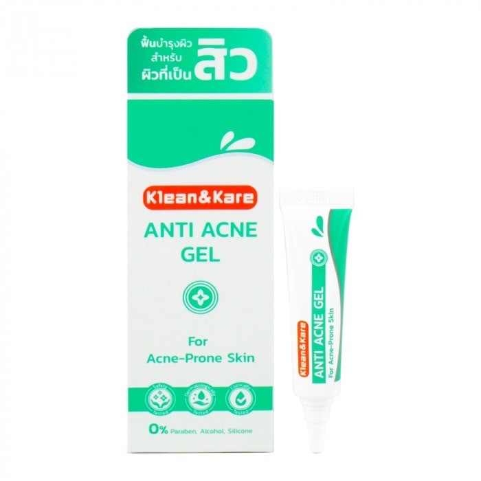 Klean&Kare Anti Acne Gel คลีนแอนด์แคร์ แอนตี้ แอคเน่ เจล เจลแต้มสิว 5 กรัม