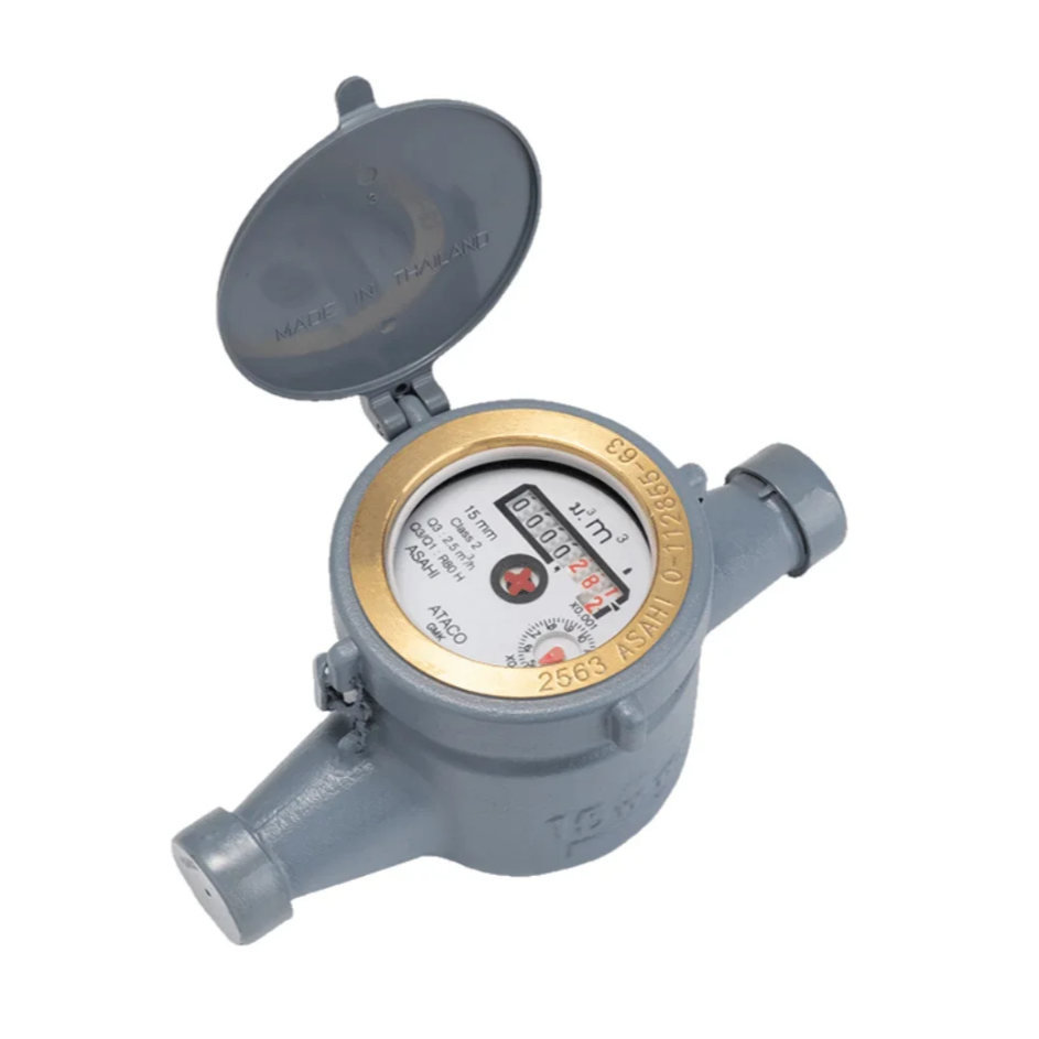 มิเตอร์น้ำอาซาฮี 1/2 นิ้ว รุ่น GMK มาตรวัดน้ำ ASAHI (SANWA) Water Meter GMK 1/2"