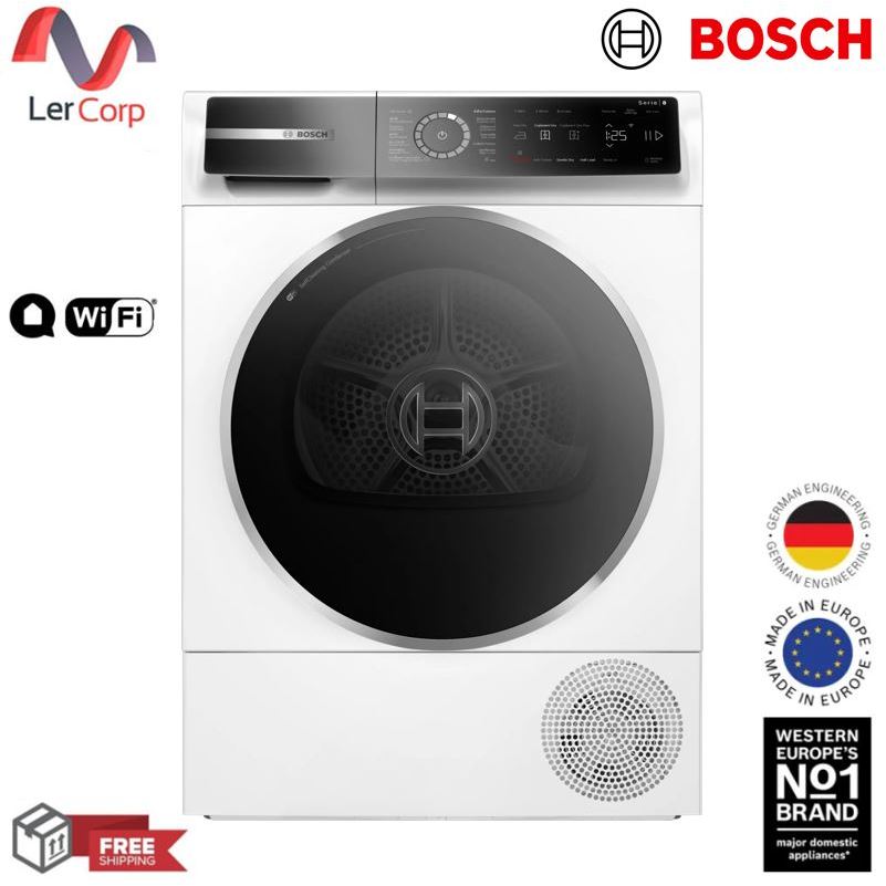(BOSCH) เครื่องอบผ้าเทคโนโลยี heat pump 9 kg รุ่น WQB245B0TH