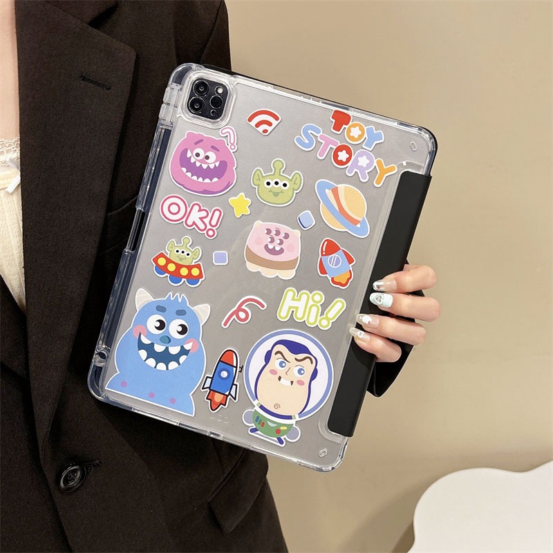 ⭐24 ชั่วโมงส่ง⭐toy story เคส for iPad 2025 11 air6 gen10 2024 pro เคสไอแพด air7 5 10.9 10.2gen9 8 7Case พร้อมถาดใส่ปากกา