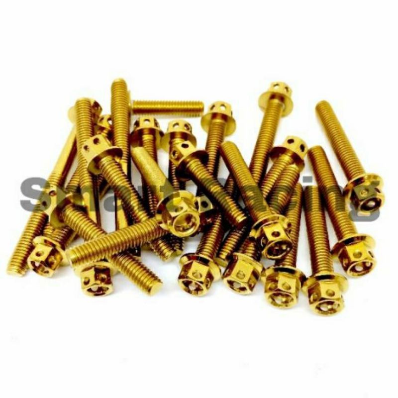 ชุดน๊อตยึดบาร์กันตก WAVE125 RS / Wave125R / Wave125S น็อตกันตก เวฟ125R น็อตยึดกันตก (น็อต 4 ตัว) - รูปที่ 4