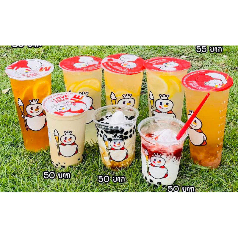 Mixue มี่เสวี่ย Snow King แก้วเปล่า(แก้วมือสองเก็บสะสม)