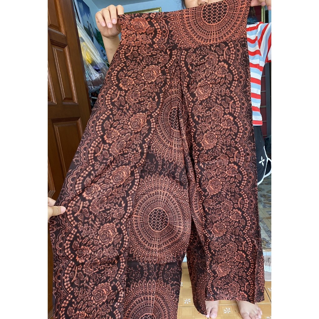 กางเกงขายาวผู้หญิง กางเกงพาลาสโซ่ Women’s Palazzo Pants - รูปที่ 3