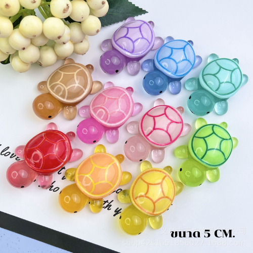 พร้อมส่งจากไทย เรซิ่นเต่าเรืองแสง เรซิ่นเรื่องแสง เต่าตกแต่ง