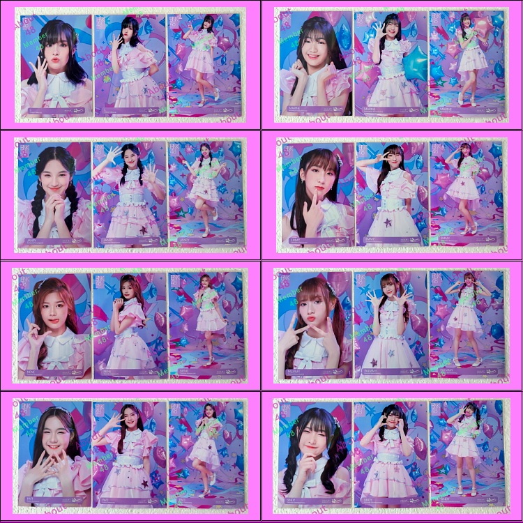 BNK48 รุ่น4 เดบิวต์ คอมพ์ 3ใบ วันใหม่ Bnk แอล มารีน แจนรี่ Gen4 Debut Shoujotachi Yo Photoset Comp