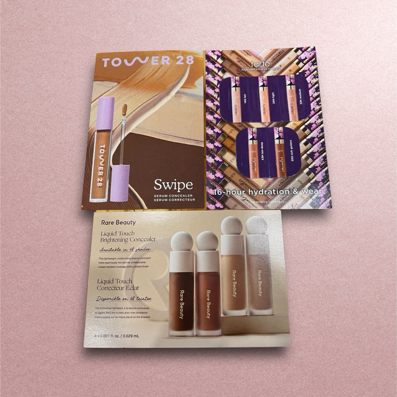 ของแท้100%_Concealer ขนาดทดลอง_Rare beauty/ Tarte/ Tower28/ IT clinical results