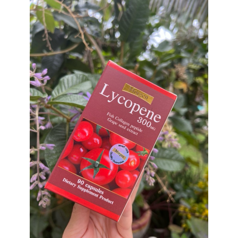 Set ขาวออร่า Lycopene 300 mg 90 เม็ด+กลูต้า 150 เม็ด รวม 2 กระปุก