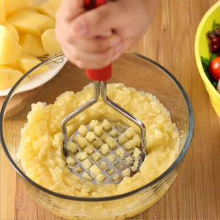 ที่บดมันฝรั่งสแตนเลสในครัวเรือน Manual Masher
