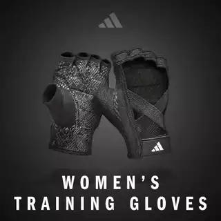 adidas ถุงมือผู้หญิง Training สีดำ / Women's Training Gloves Black (1 คู่ / 1 Pair)