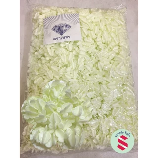 ดอกรักพลาสติกตราเพชร💎1550ดอก ยาว 18มิล ร้อยพวงมาลัยแห้ง,ตกแต่งพานพุ่มบูชา,เสียบแจกันดอกรัก
