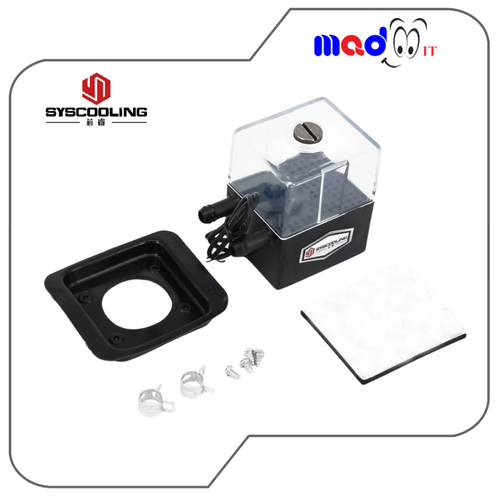 ปั๊มน้ำ Syscooling SC-300T DC 12V 8W 150Ml ถังน้ำขนาดเล็ก3P Power Connector