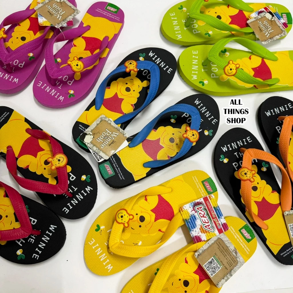 AERA รองเท้าแตะคีบ POOH รองเท้าแตะฟองน้ำ แบบหนีบ